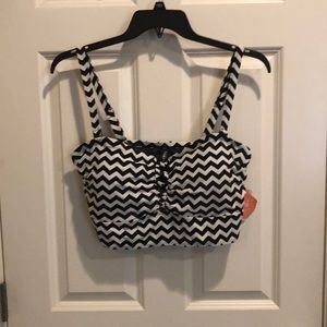 Chevron bikini top
